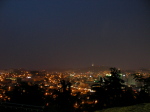 一段と暗くなった龍塘洞方面の夜景